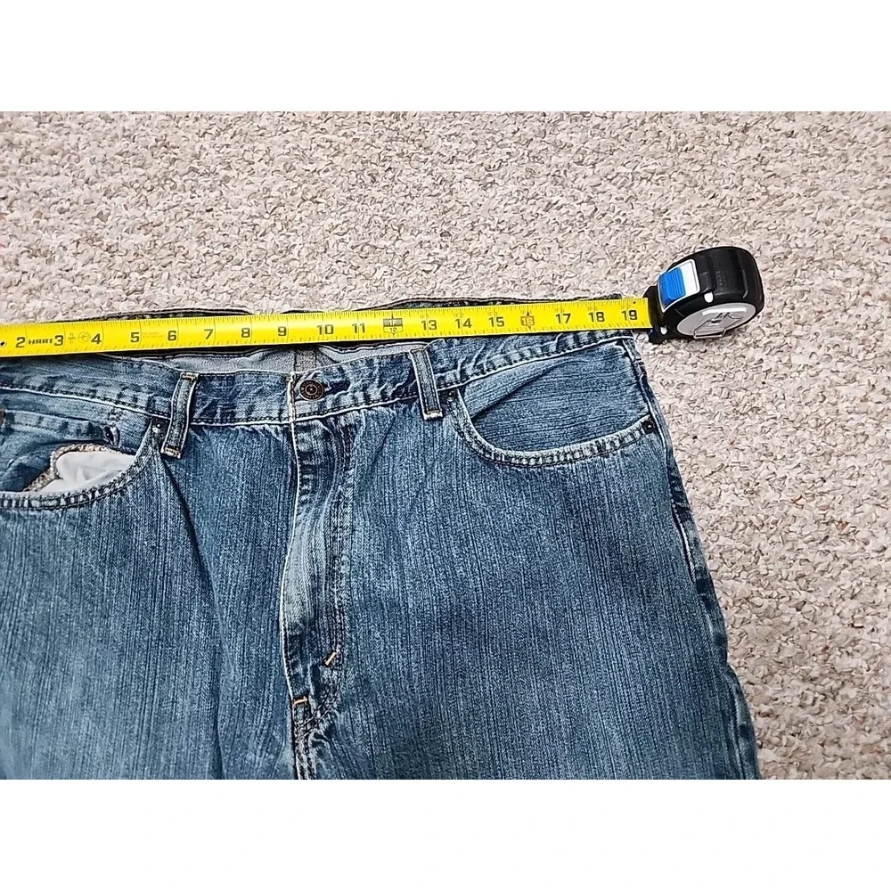Levi's 559 Jeans Mens 40x32 Relaxed Straight Med‎ Wash Fade 38x31 Measured